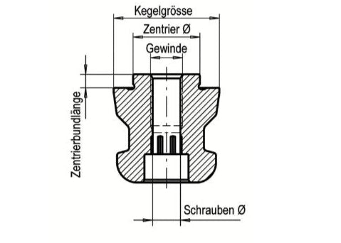 Standard Bund D25,00 Höhe 10 M12/C