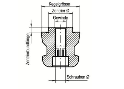 Standard Bund D25,00 Höhe 10 M12/C